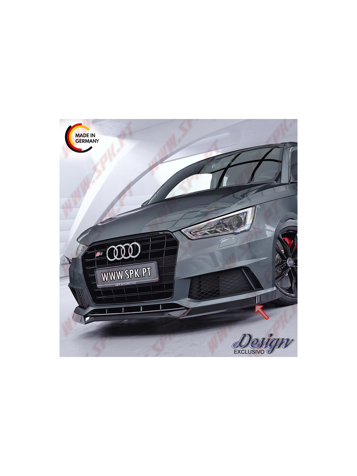 Lip Spoiler Frontal - Audi S1 8X (2014-2018) Lip Spoiler Frontal - Audi S1 8X (2014-2018)