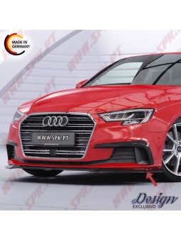 Lip Spoiler Frontal - Audi A3 8V Sedan / Cabrio - Facelift (2016-2020)