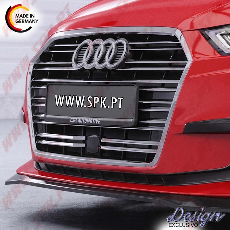 Lip Spoiler Frontal - Audi A3 8V Sedan / Cabrio - Facelift (2016-2020) Lip Spoiler Frontal - Audi A3 8V Sedan / Cabrio - Facelift (2016-2020)