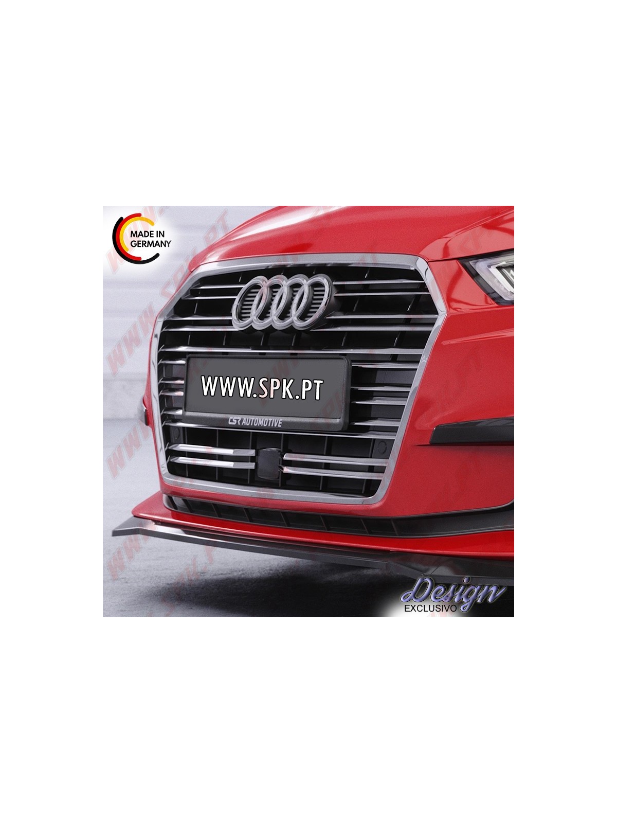Lip Spoiler Frontal - Audi A3 8V Sedan / Cabrio - Facelift (2016-2020) Lip Spoiler Frontal - Audi A3 8V Sedan / Cabrio - Facelift (2016-2020)