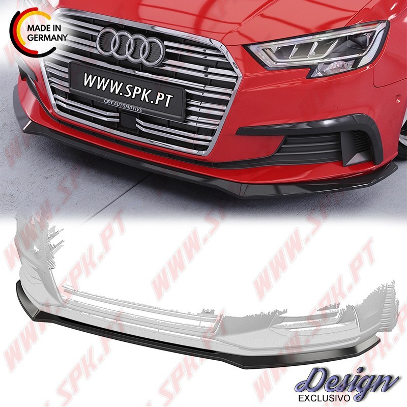 Lip Spoiler Frontal - Audi A3 8V Sedan / Cabrio - Facelift (2016-2020) Lip Spoiler Frontal - Audi A3 8V Sedan / Cabrio - Facelift (2016-2020)