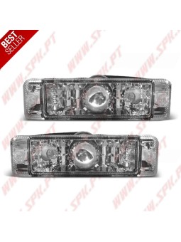 Piscas Frontais Cristal Chrome - VW Golf 1 / 2 / Jetta (1974-1991)