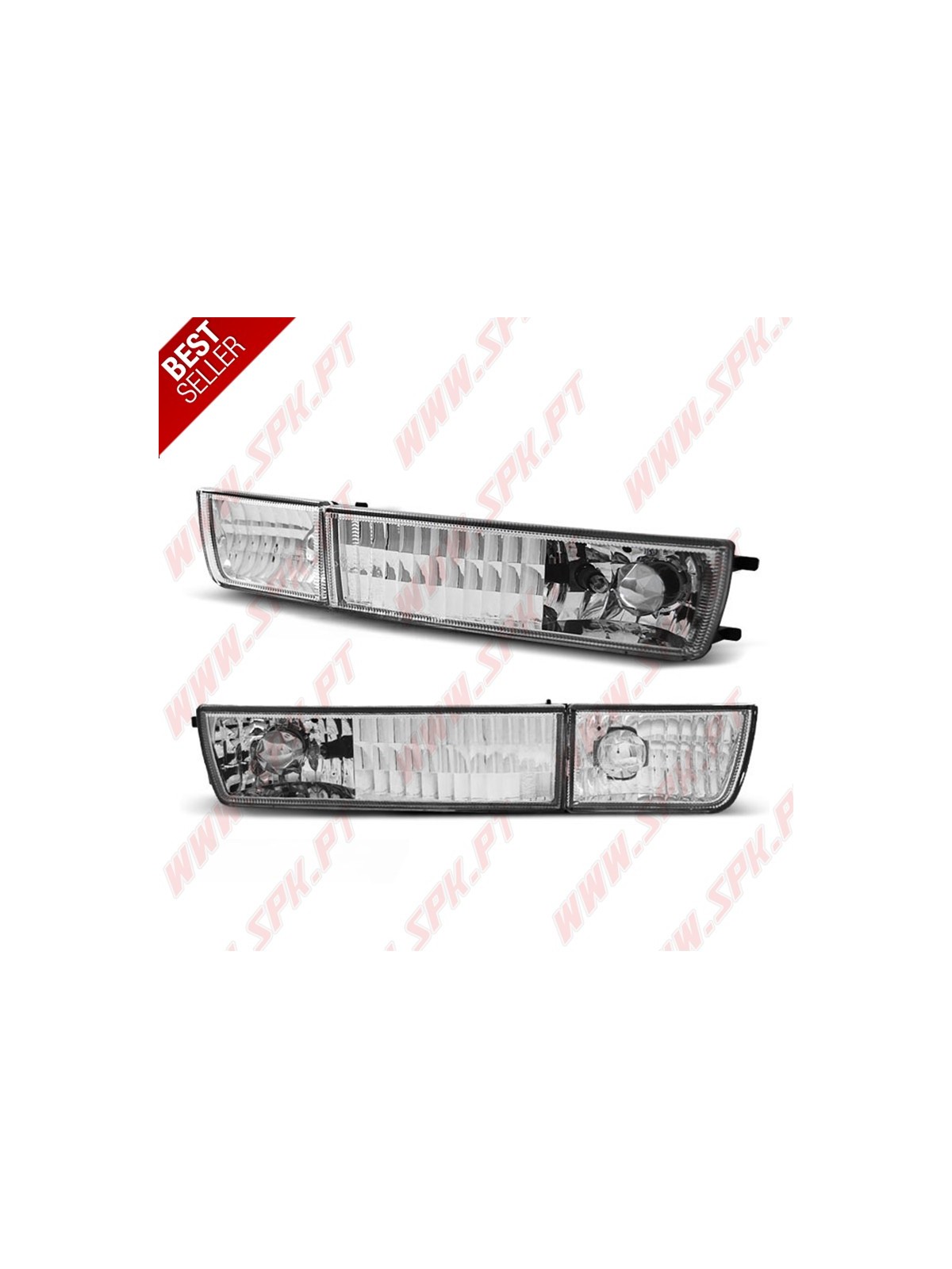 Piscas Frontais Cristal Chrome V.1 - VW Golf 3 / Vento (1991-1998) Piscas Frontais Cristal Chrome V.1 - VW Golf 3 / Vento (1991-1998)