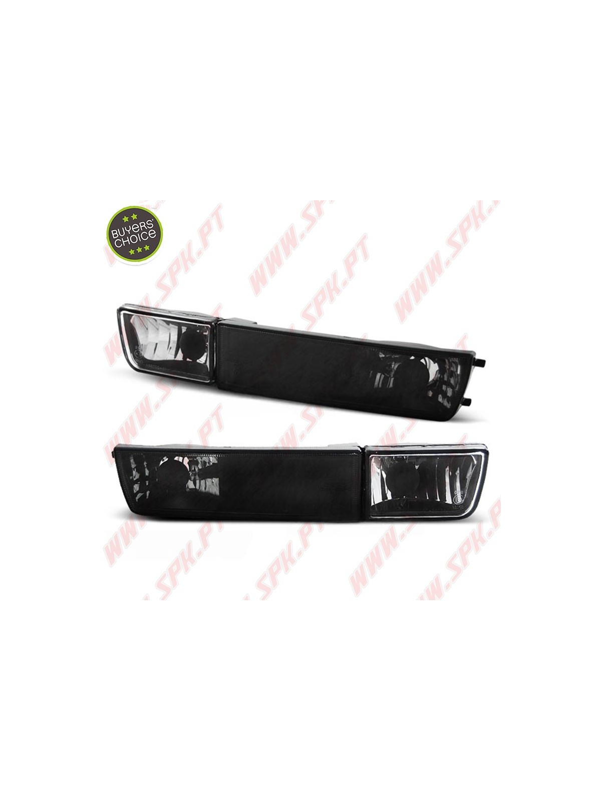 Piscas Frontais Cristal Black V.1 C/Faróis Nevoeiro - VW Golf 3 / Vento (1991-1998) Piscas Frontais Cristal Black V.1 C/Faróis Nevoeiro - VW Golf 3 / Vento (1991-1998)