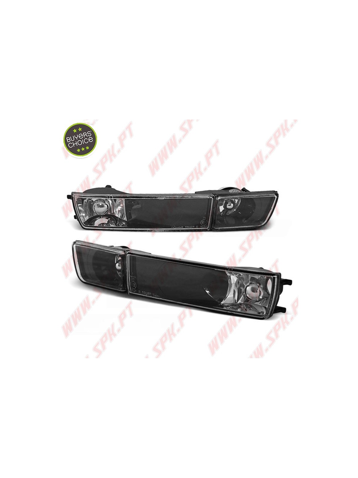 Piscas Frontais Cristal Black V.2 C/Faróis Nevoeiro - VW Golf 3 / Vento (1991-1998) Piscas Frontais Cristal Black V.2 C/Faróis Nevoeiro - VW Golf 3 / Vento (1991-1998)