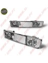 Piscas Frontais Cristal Chrome V.1 C/Faróis Nevoeiro - VW Golf 3 / Vento (1991-1998) Piscas Frontais Cristal Chrome V.1 C/Faróis Nevoeiro - VW Golf 3 / Vento (1991-1998)