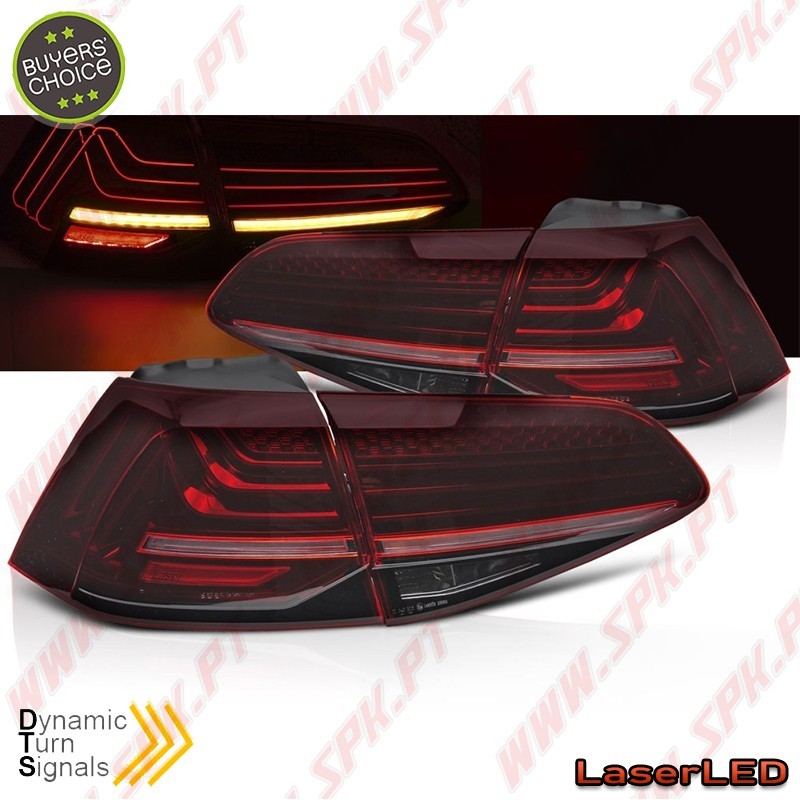 Farolins Laser LED Dynamic Red - VW Golf 7 / 7.5 (2013-2019) Farolins Laser LED Dynamic Red - VW Golf 7 / 7.5 (2013-2019)