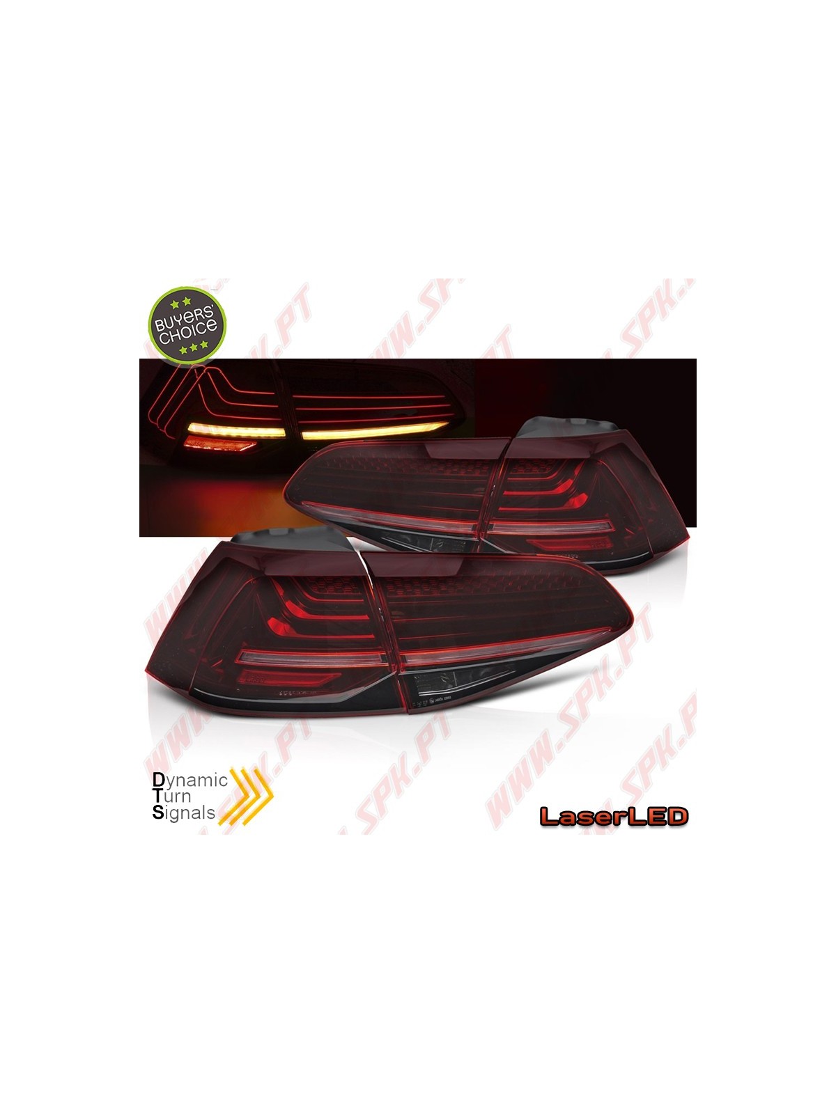Farolins Laser LED Dynamic Red - VW Golf 7 / 7.5 (2013-2019) Farolins Laser LED Dynamic Red - VW Golf 7 / 7.5 (2013-2019)