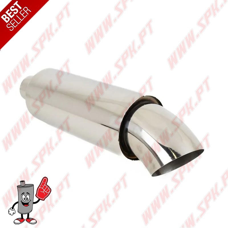 Escape Inox Universal Look "Turndown" - C/Ponteira 100mm Escape Inox Universal Look "Turndown" - C/Ponteira 100mm