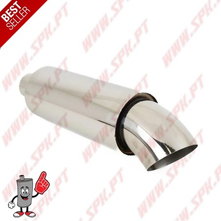 Escape Inox Universal Look "Turndown" - C/Ponteira 100mm