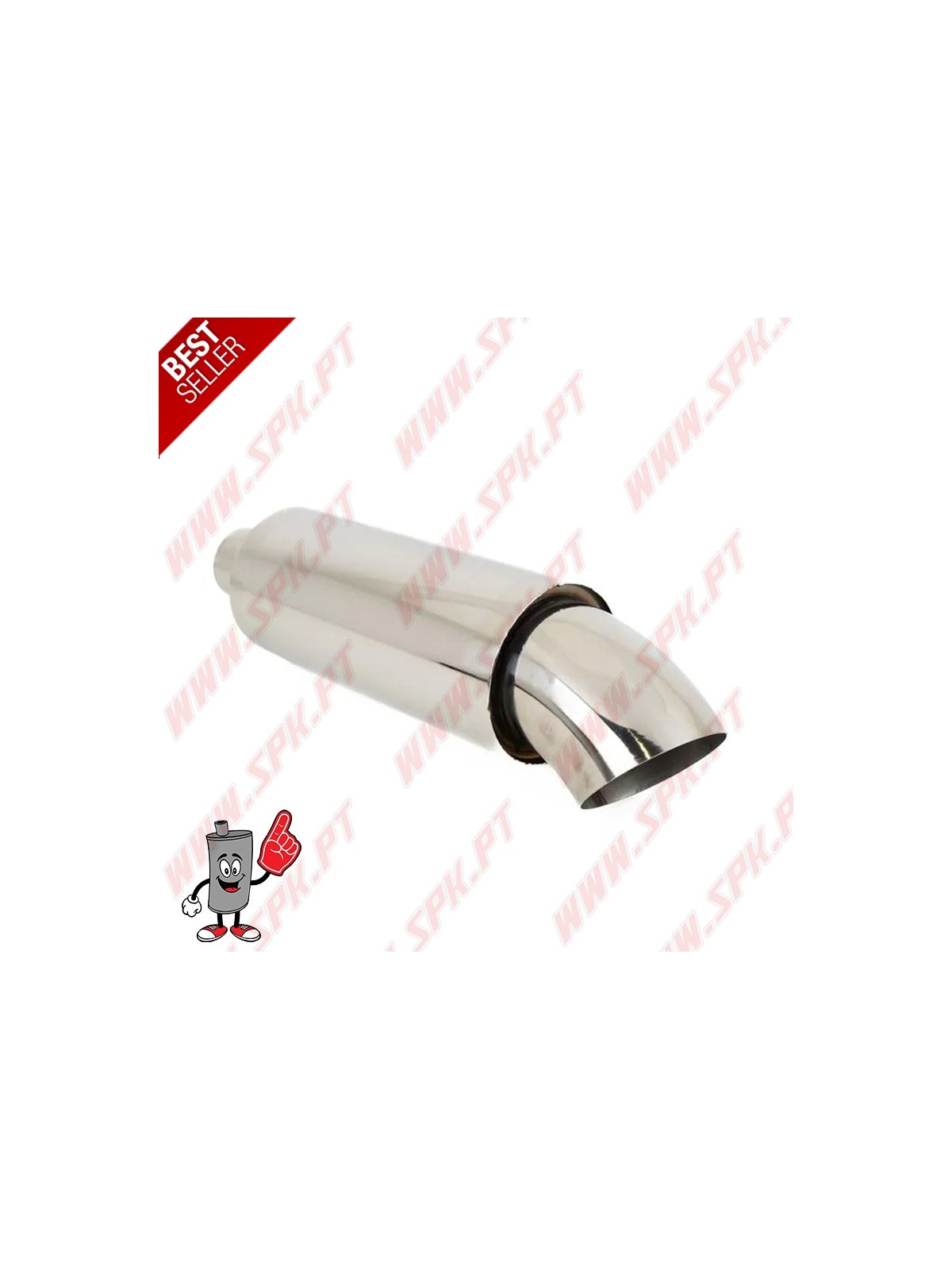 Escape Inox Universal Look "Turndown" - C/Ponteira 100mm Escape Inox Universal Look "Turndown" - C/Ponteira 100mm