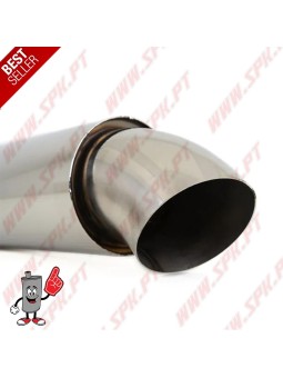 Escape Inox Universal Look "Turndown" - C/Ponteira 100mm