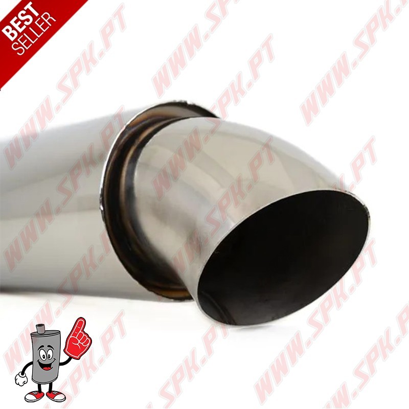 Escape Inox Universal Look "Turndown" - C/Ponteira 100mm Escape Inox Universal Look "Turndown" - C/Ponteira 100mm
