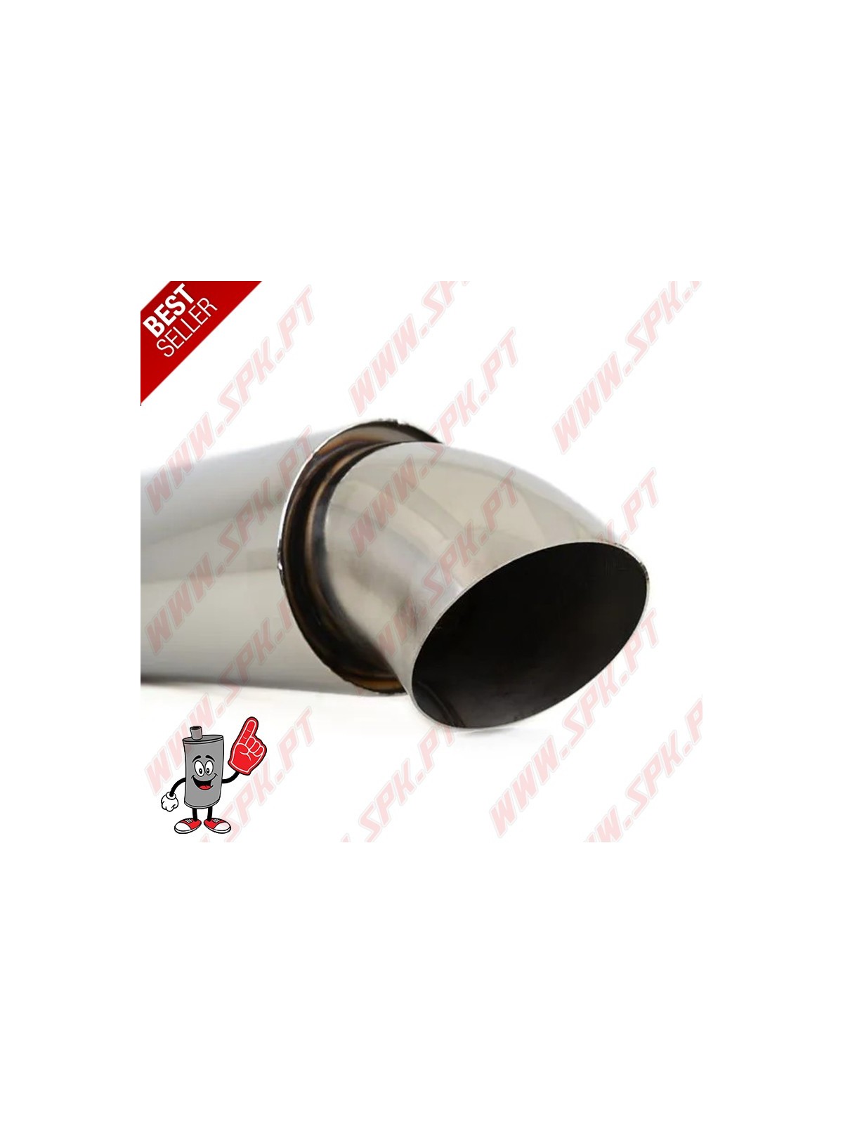 Escape Inox Universal Look "Turndown" - C/Ponteira 100mm Escape Inox Universal Look "Turndown" - C/Ponteira 100mm