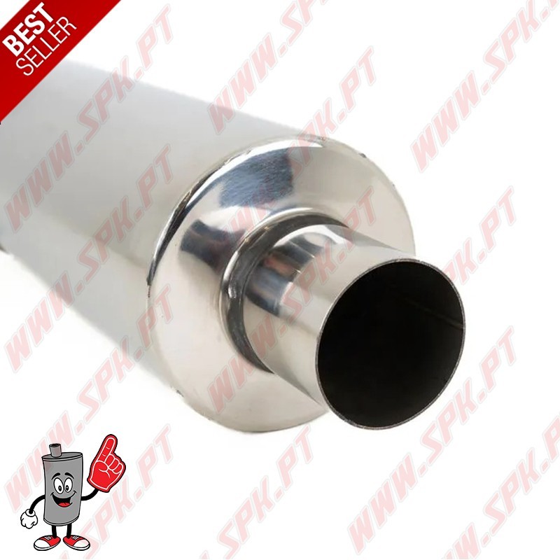 Escape Inox Universal Look "Turndown" - C/Ponteira 100mm Escape Inox Universal Look "Turndown" - C/Ponteira 100mm