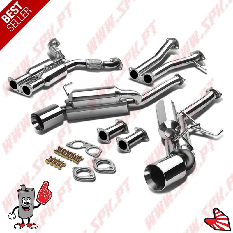 Sistema de Escape Inox "Cat-Back" - Nissan 350Z (2003-2009) Sistema de Escape Inox "Cat-Back" - Nissan 350Z (2003-2009)