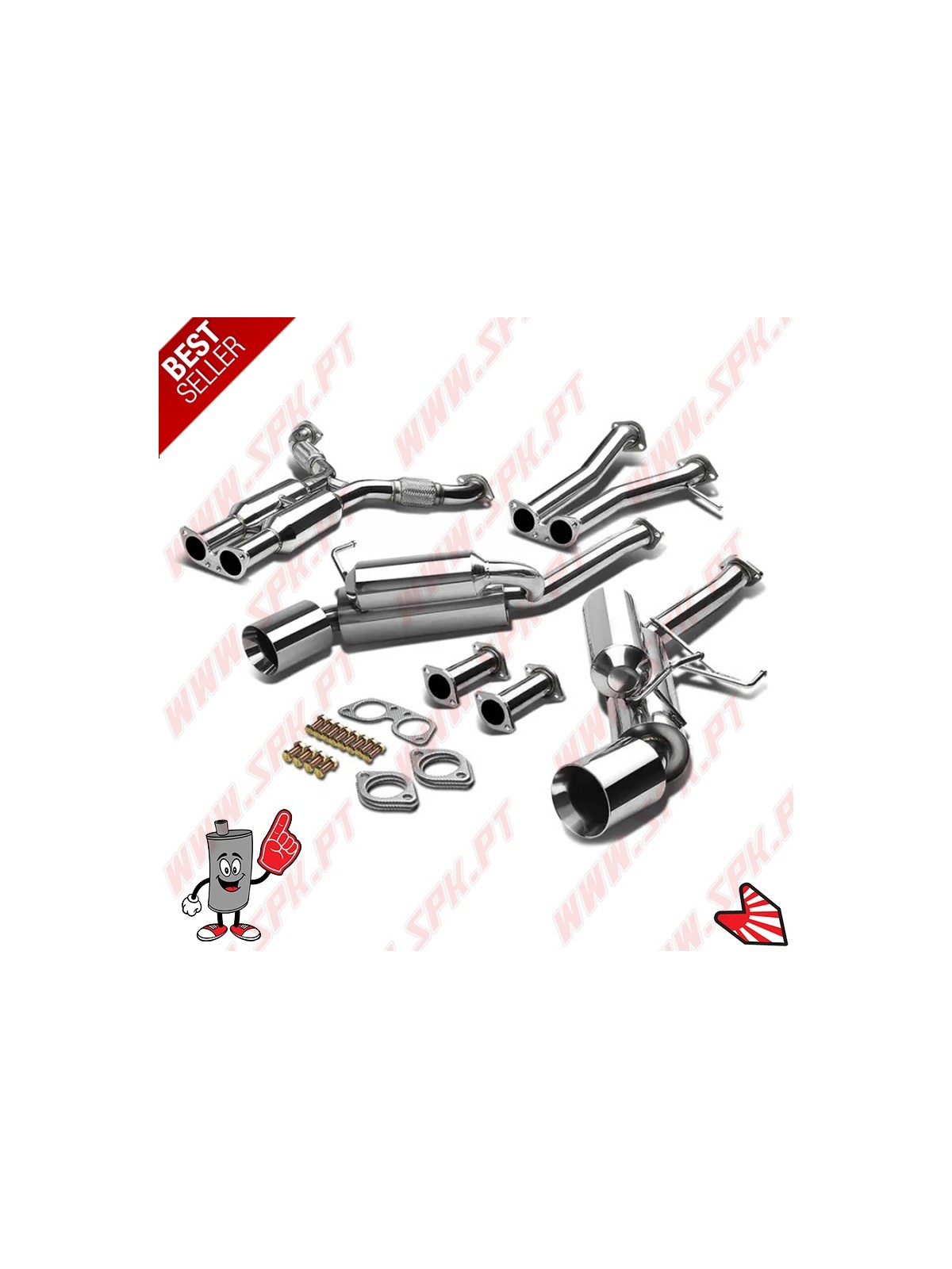 Sistema de Escape Inox "Cat-Back" - Nissan 350Z (2003-2009) Sistema de Escape Inox "Cat-Back" - Nissan 350Z (2003-2009)