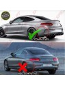 Difusor Traseiro + Ponteiras Look C43 AMG - Mercedes C205 / A205 (2014-2019)
