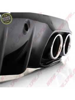 Difusor Traseiro + Ponteiras Look C43 AMG - Mercedes C205 / A205 (2014-2019)