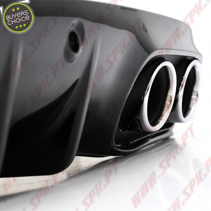 Difusor Traseiro + Ponteiras Look C43 AMG - Mercedes C205 / A205 (2014-2019)