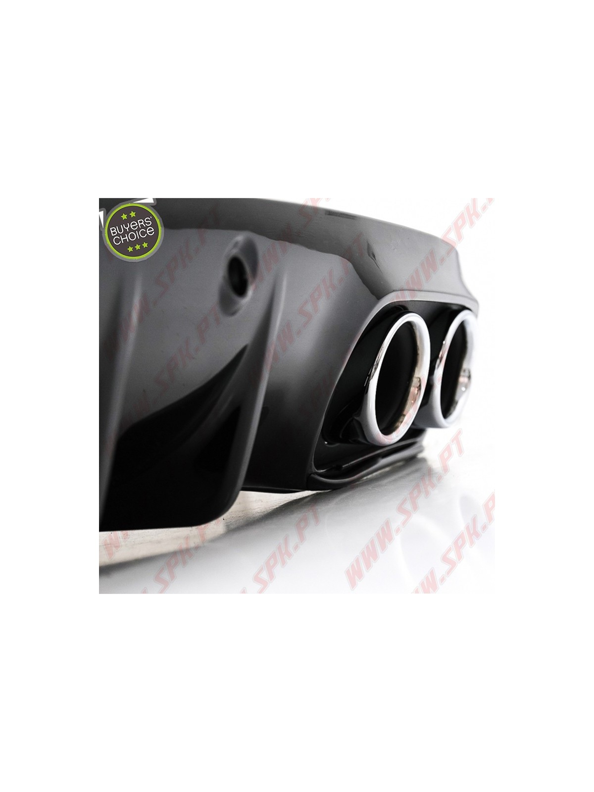 Difusor Traseiro + Ponteiras Look C43 AMG - Mercedes C205 / A205 (2014-2019)