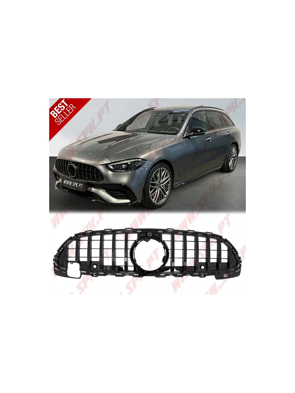 Grelha Frontal Look GTR Black - Mercedes W206 (2021-)