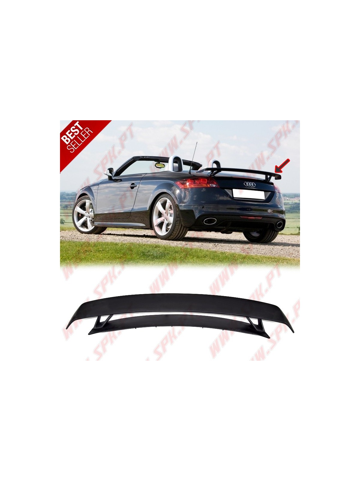 Aileron Look RS Audi TT 8J Coupe / Cabrio (2006-2014) Aileron Look RS Audi TT 8J Coupe / Cabrio (2006-2014)