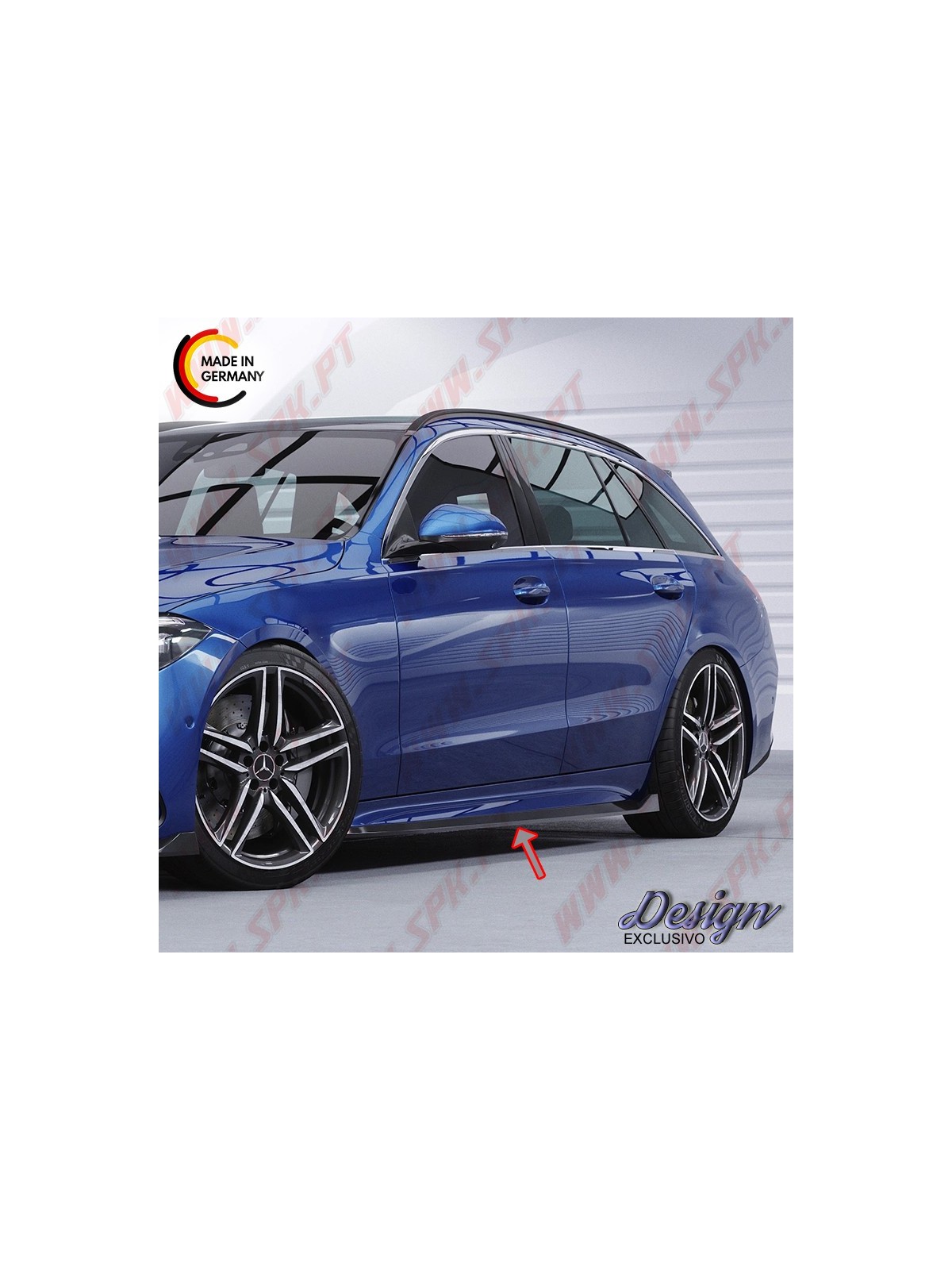 Embaladeiras Laterais - Mercedes Classe C W206 AMG-Line (2021-)