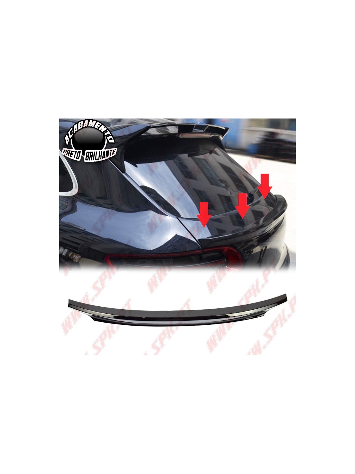 Aileron Traseiro Inferior - Porsche Macan (2013-2018)