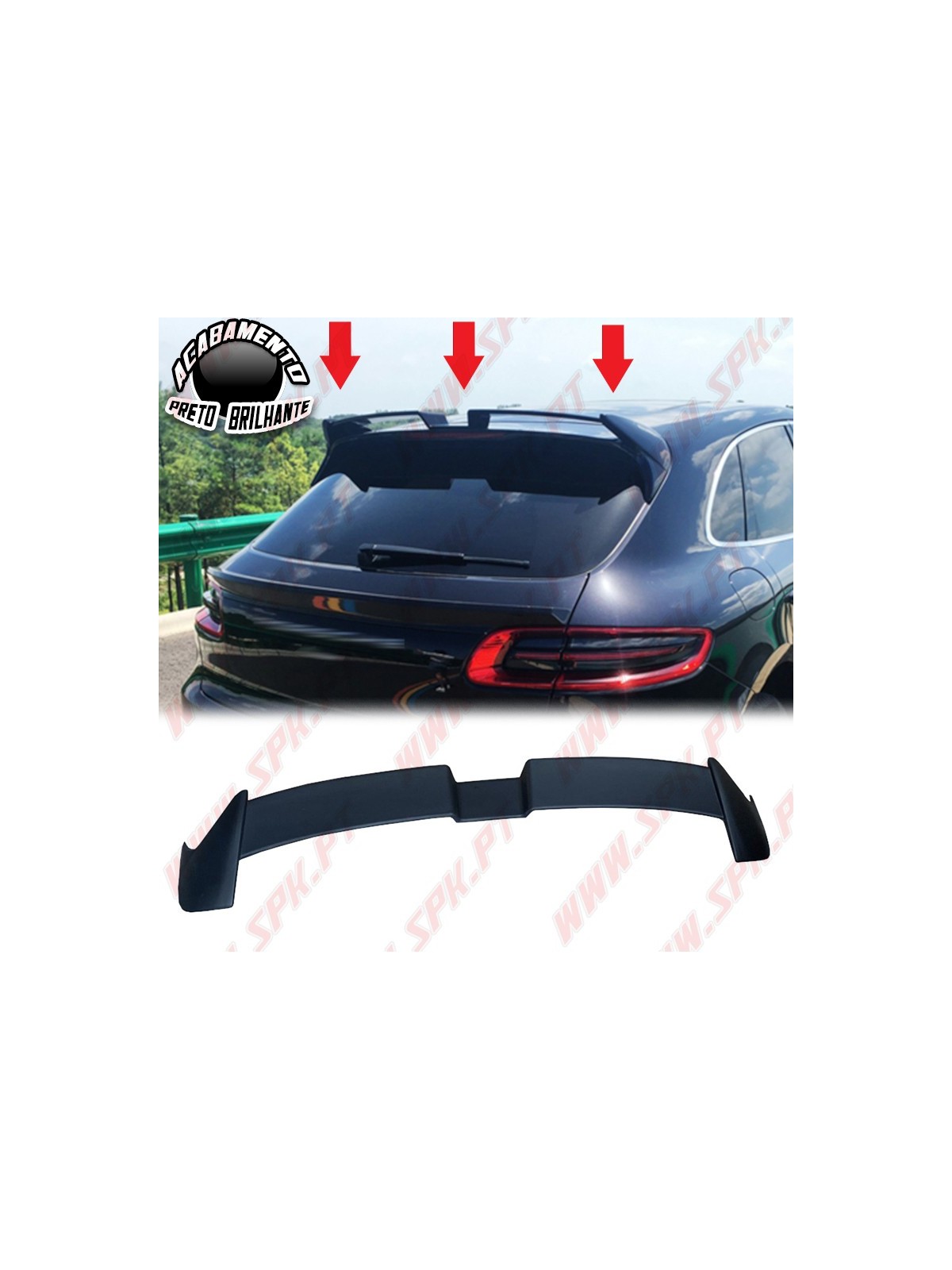 Aileron Traseiro Superior - Porsche Macan (2013-2018)