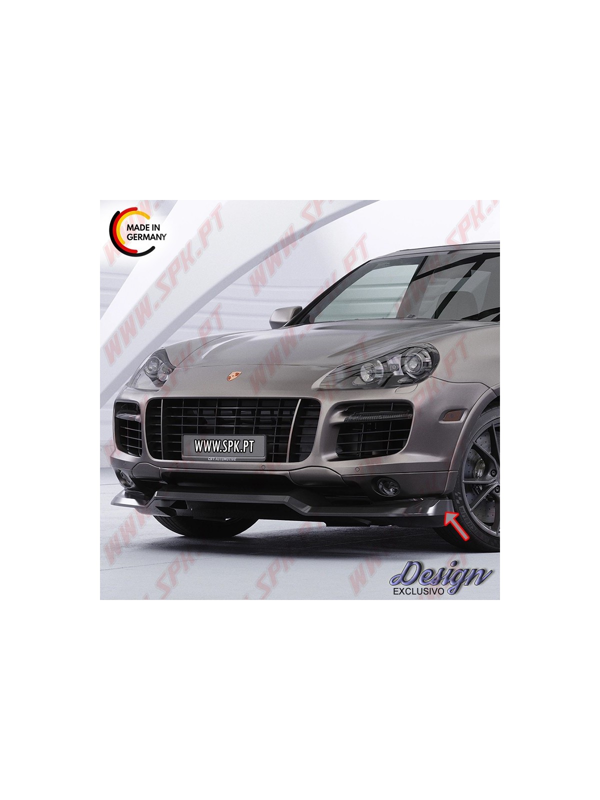 Lip Spoiler Frontal - Porsche Cayenne Facelift (2007-2010)