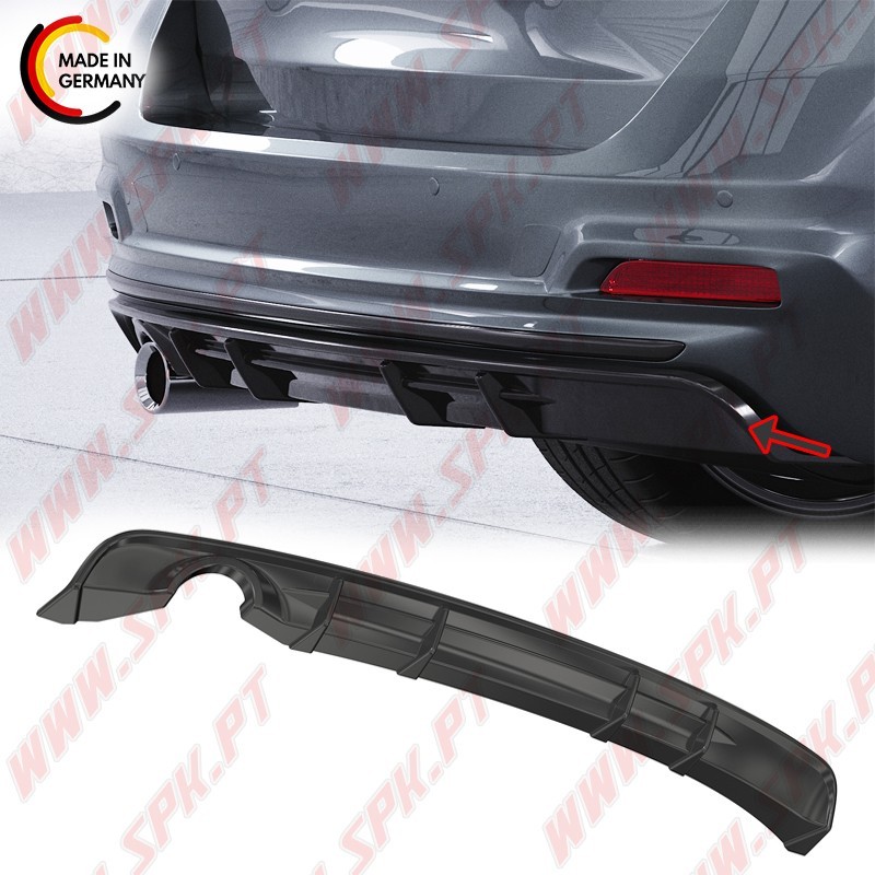 Difusor Traseiro BMW F31 LCI Touring (2015-2019) Difusor Traseiro BMW F31 LCI Touring (2015-2019)