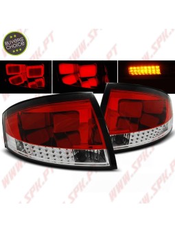 Farolins LED Look Facelift Red+Clear - Audi TT 8N (1998-2006)