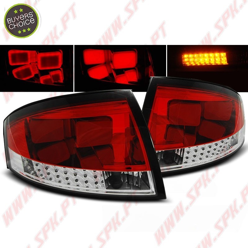 Farolins LED Look Facelift Red+Clear - Audi TT 8N (1998-2006) Farolins LED Look Facelift Red+Clear - Audi TT 8N (1998-2006)