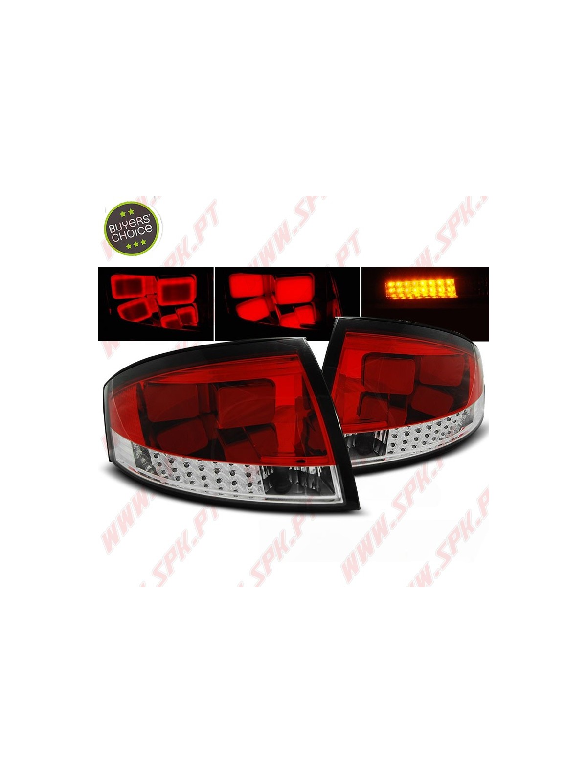 Farolins LED Look Facelift Red+Clear - Audi TT 8N (1998-2006) Farolins LED Look Facelift Red+Clear - Audi TT 8N (1998-2006)