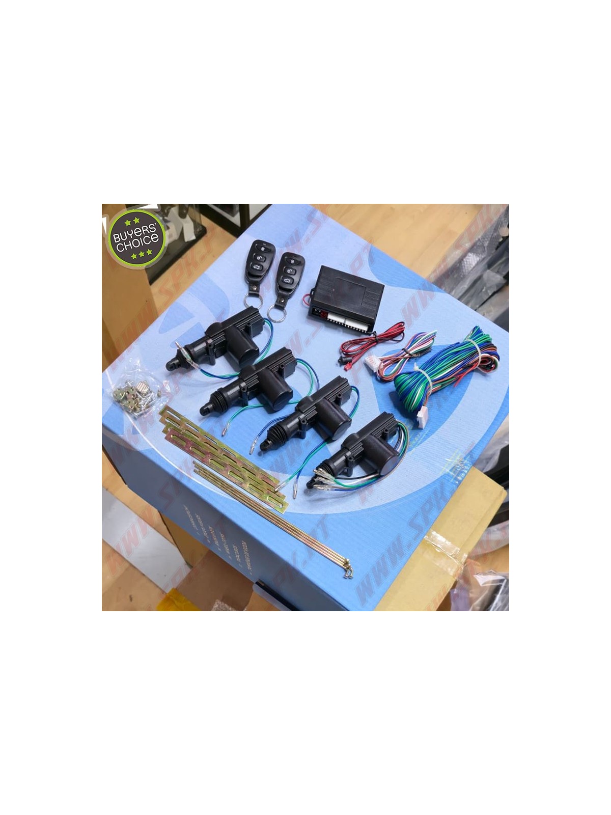 Kit Fecho Central - C/4 Actuadores de Porta