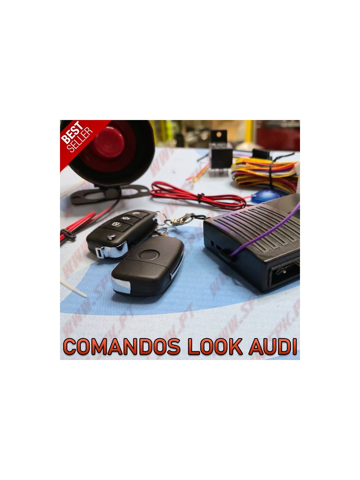 Kit Alarme Auto - C/Comandos Look Audi