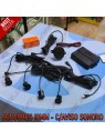 Kit 4 Sensores de Parqueamento Traseiros 18mm - C/Aviso Sonoro