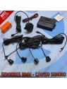 Kit 4 Sensores de Parqueamento Traseiros 18mm - C/Aviso Sonoro