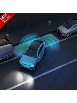 Kit 4 Sensores de Parqueamento Traseiros 18mm - C/Aviso Sonoro