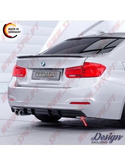 Difusor Traseiro BMW F30 LCI Sedan (2015-2019) - Dupla Saída
