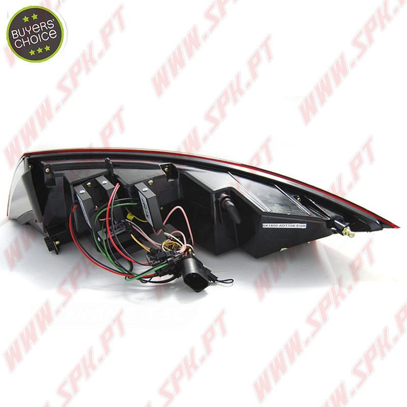 Farolins LED DTS Red+Clear - Audi TT 8J (2006-2014)