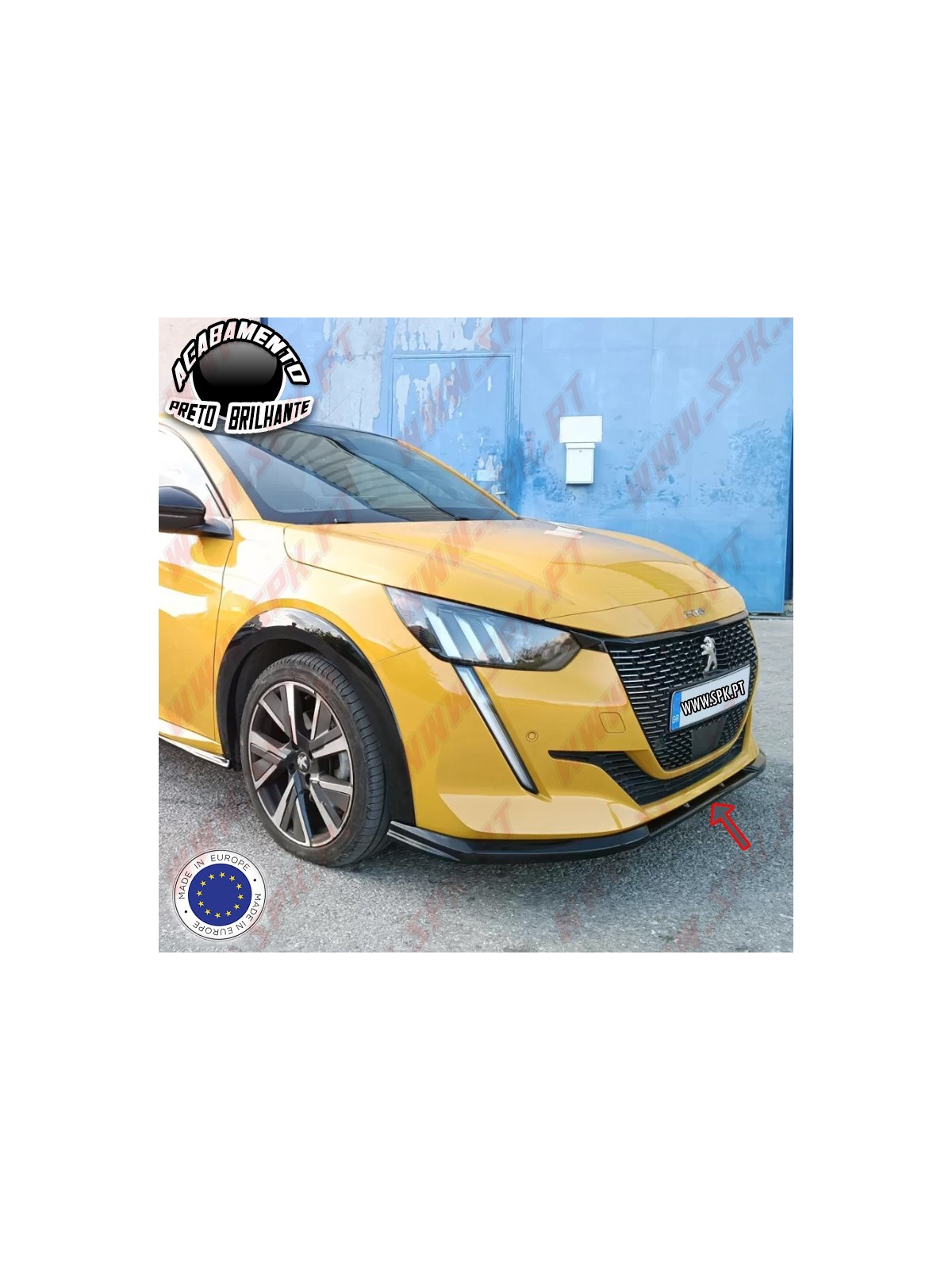 Lip Spoiler Frontal V.2 - Peugeot 208 MK2 (2019-2023)