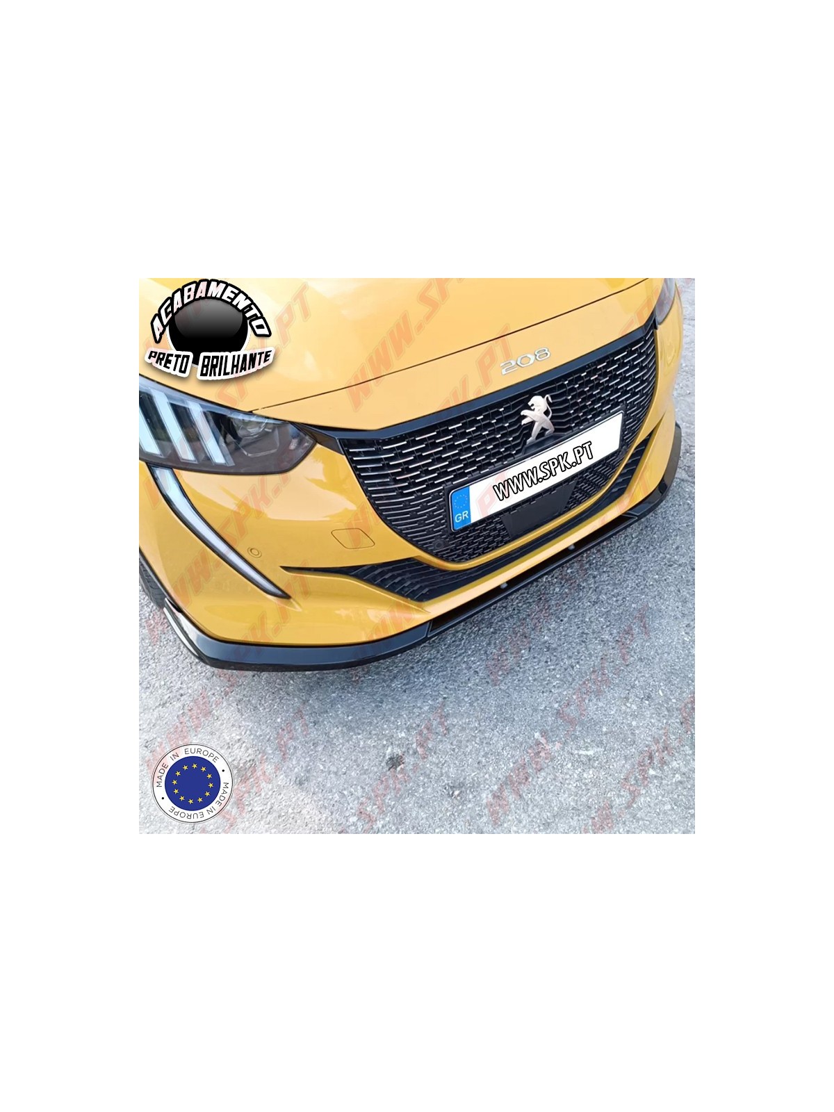 Lip Spoiler Frontal V.2 - Peugeot 208 MK2 (2019-2023)
