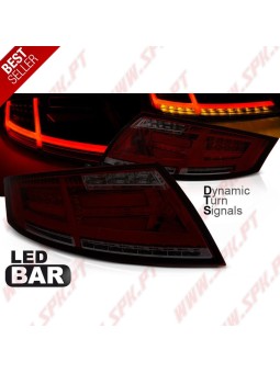Farolins LED DTS Red+Smoke - Audi TT 8J (2006-2014)