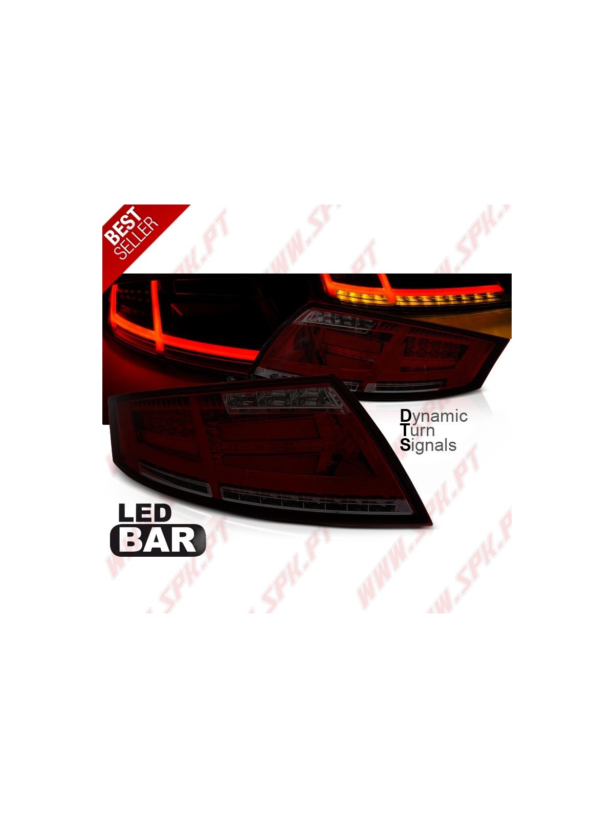 Farolins LED DTS Red+Smoke - Audi TT 8J (2006-2014) Farolins LED DTS Red+Smoke - Audi TT 8J (2006-2014)