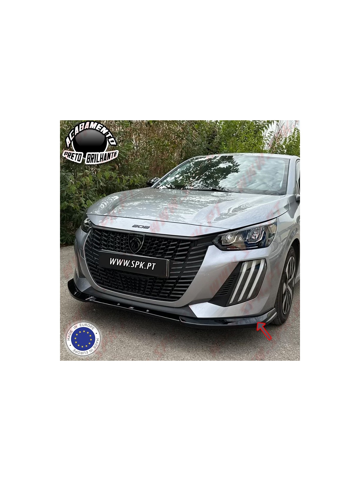 Lip Spoiler Frontal - Peugeot 208 MK2 Facelift (2023-)