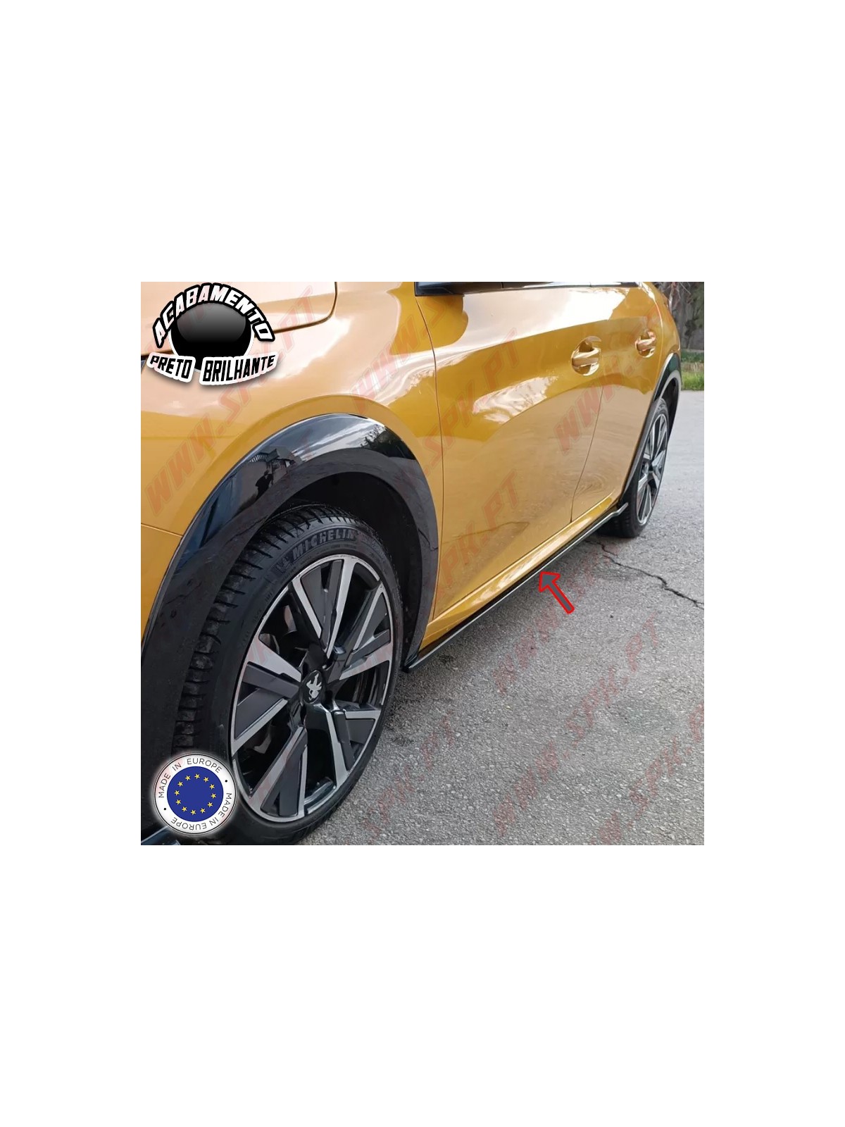 Extensão de Embaladeiras V.2 - Peugeot 208 (2019-)