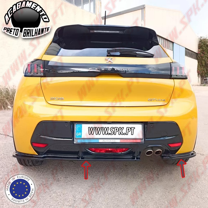 Difusor Traseiro - Peugeot 208 MK2 (2019-)
