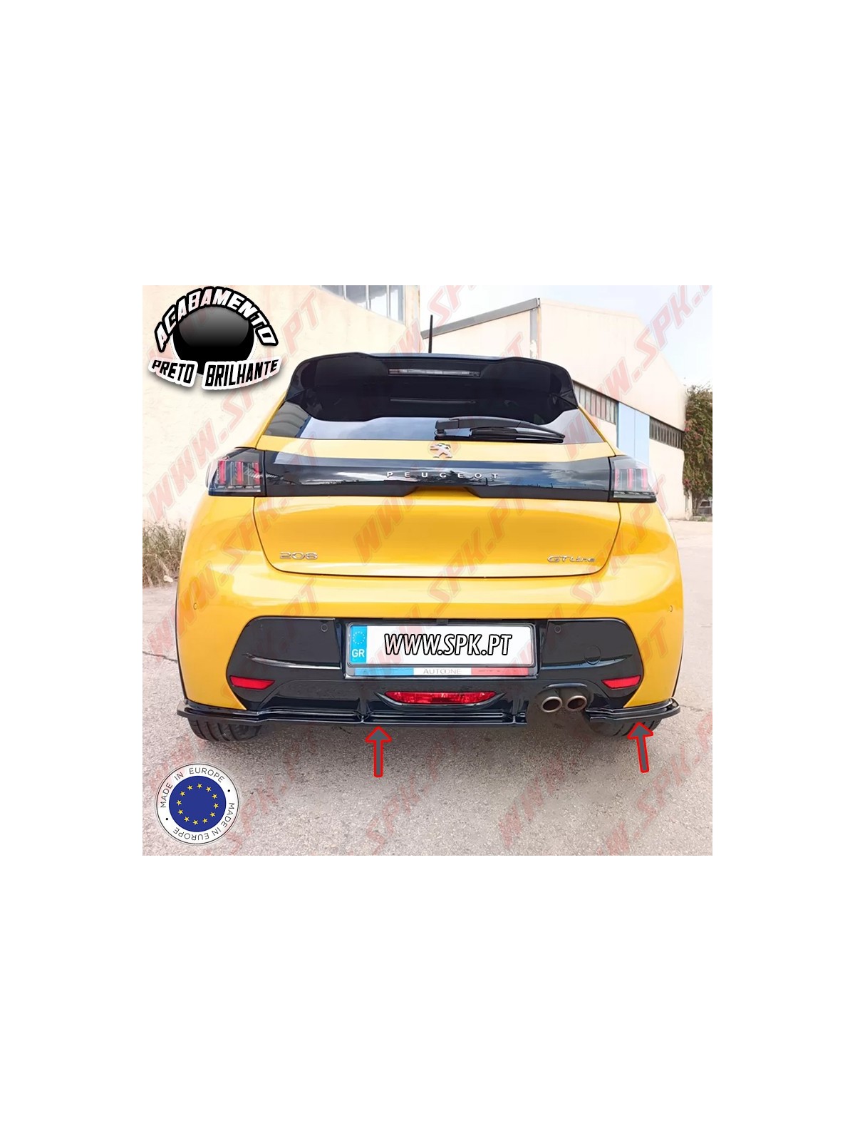 Difusor Traseiro - Peugeot 208 MK2 (2019-)